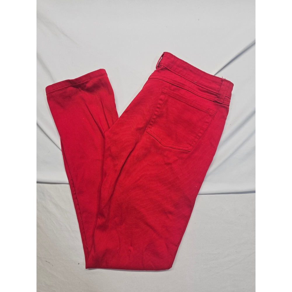 Wet Sealโ Womens Red Skinny Jeans Size 11 Stretch Denim 5-Pocket RN 115936